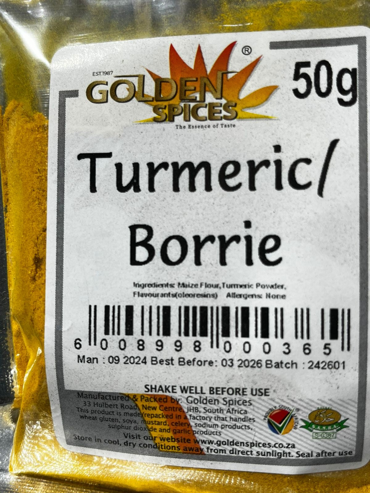 Turmeric/Borrie