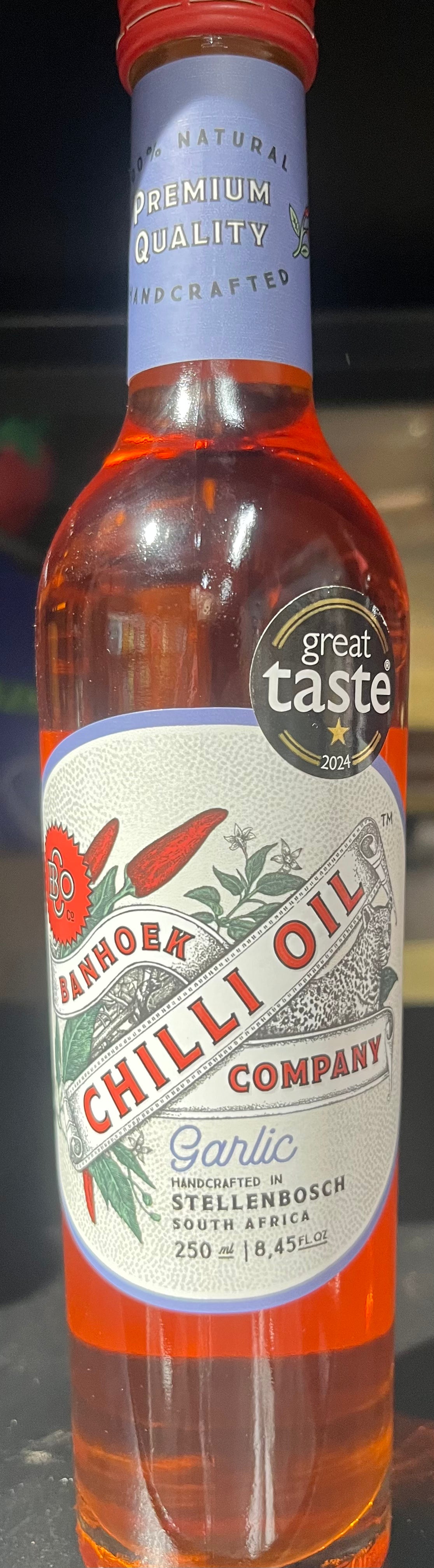 Banhoek Garlic Chilli Oil