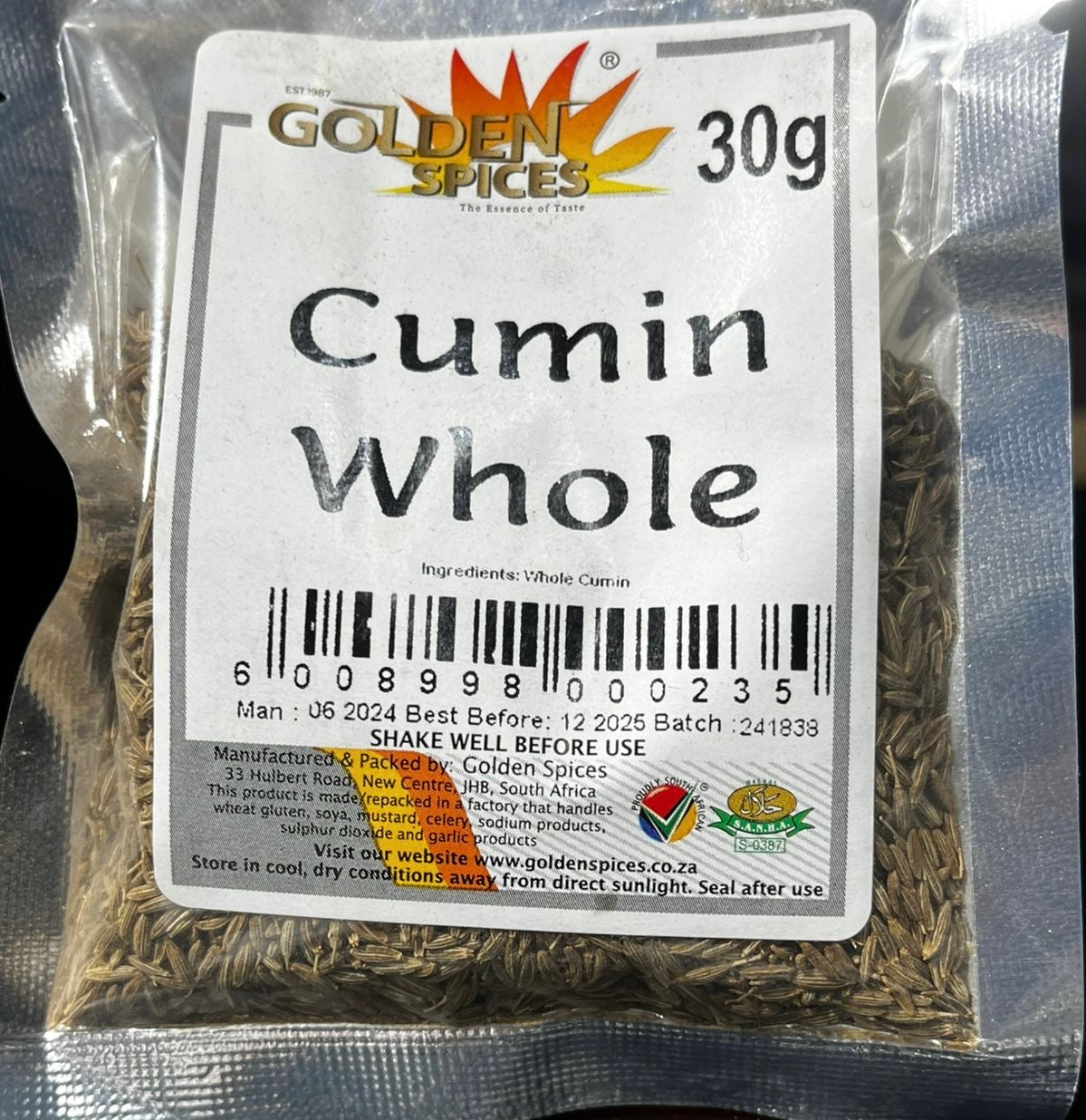 Cumin Whole