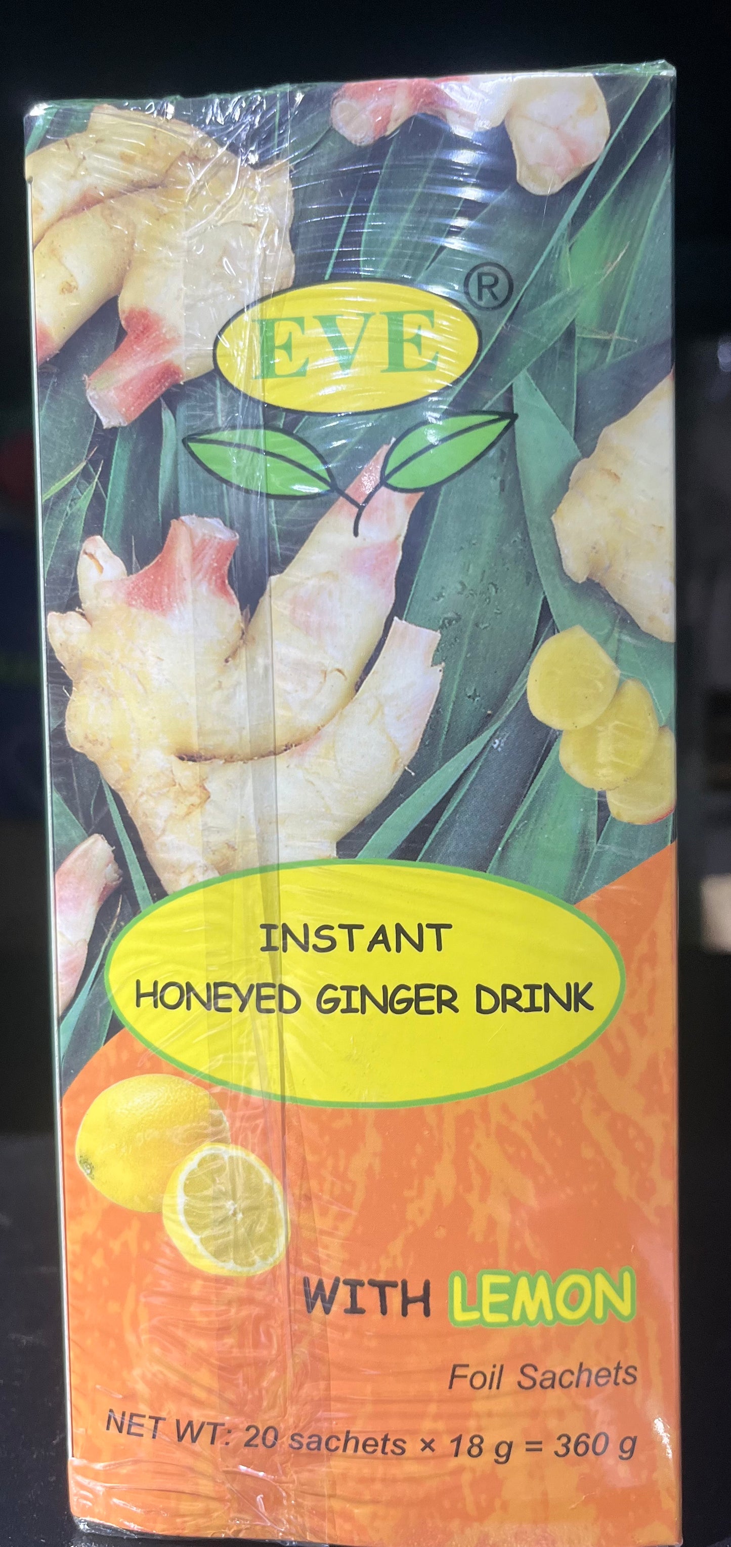Instant Honeyed Ginger Drink with Lemon