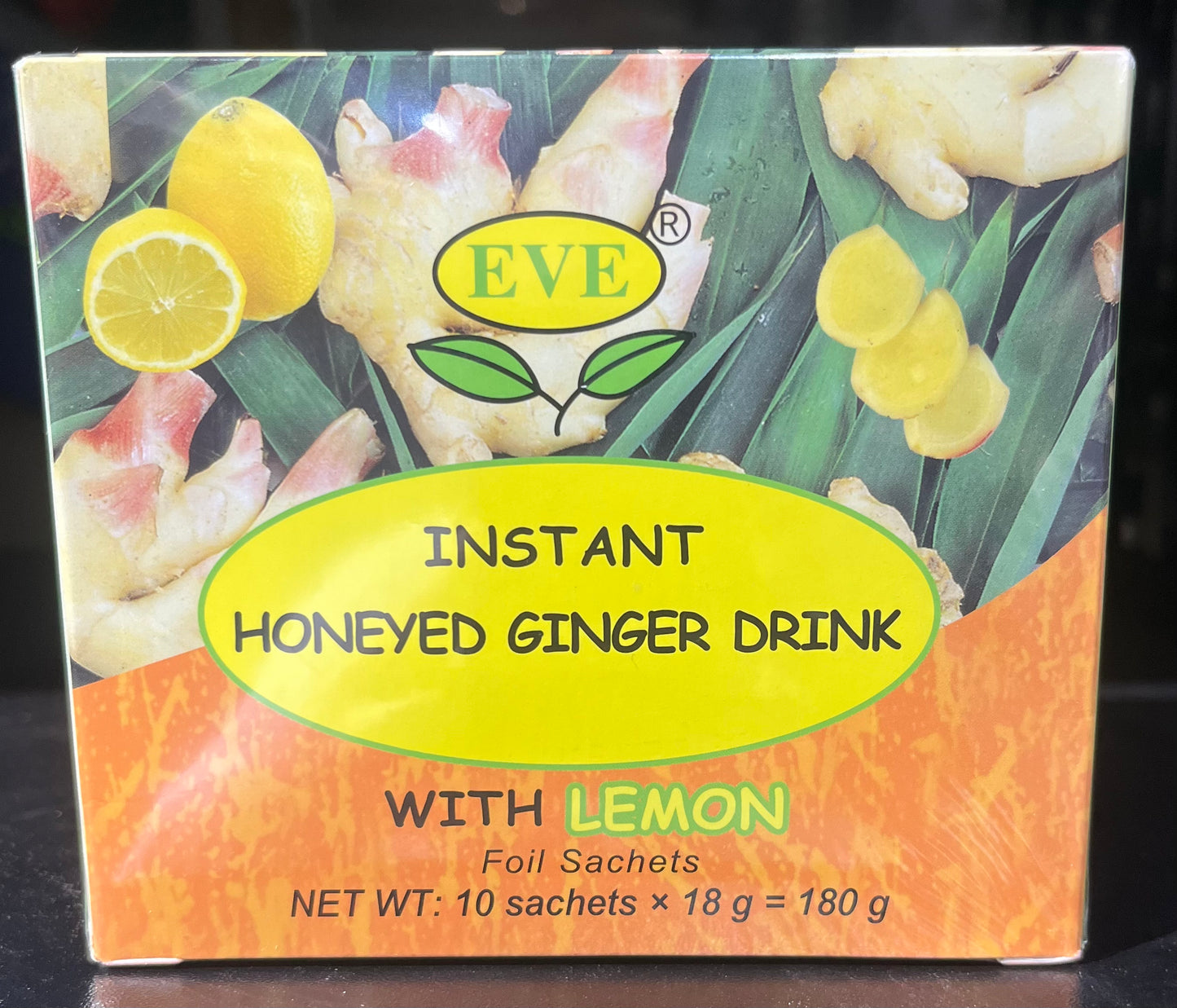 Instant Honeyed Ginger Drink with Lemon