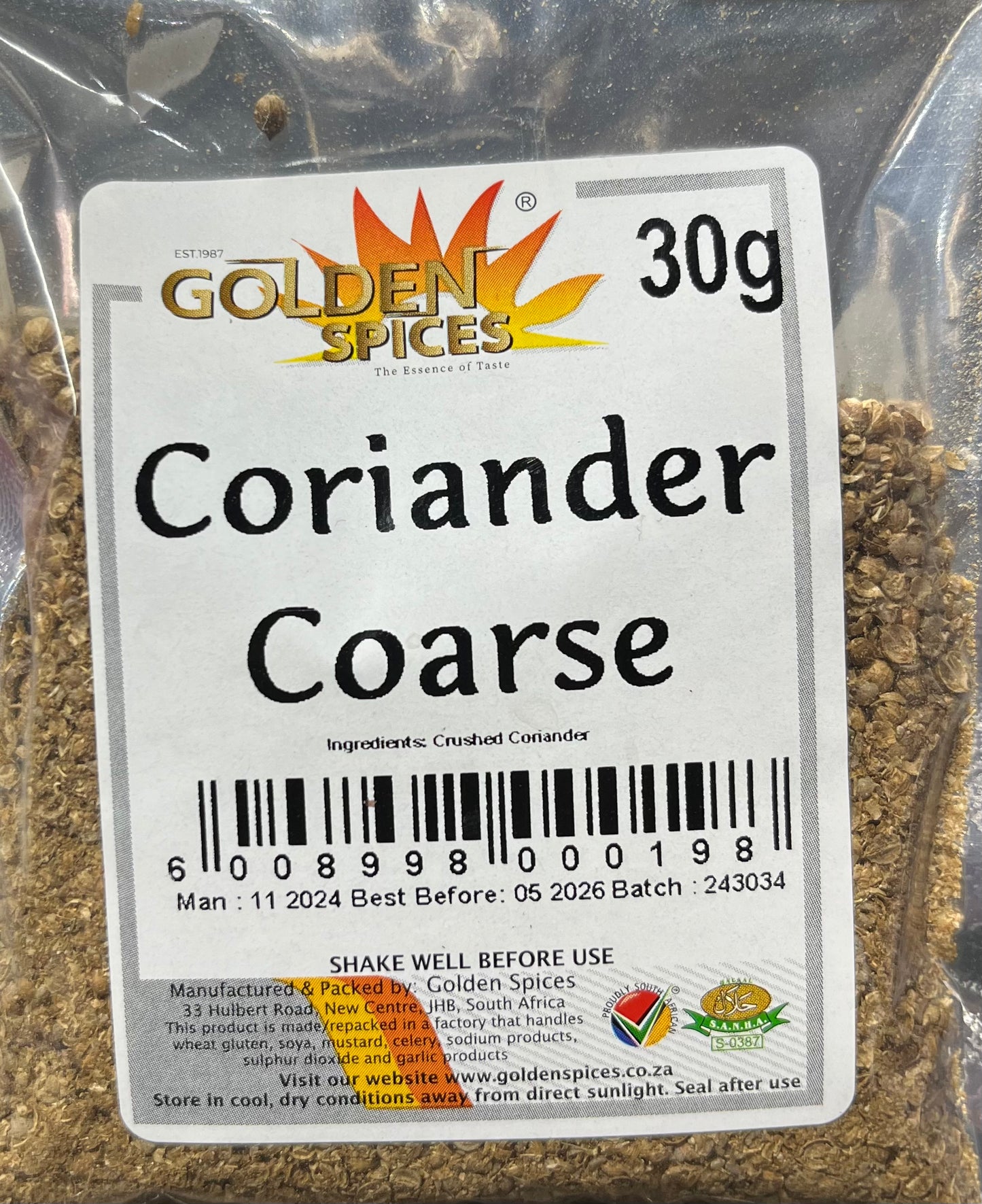 Coriander Coarse