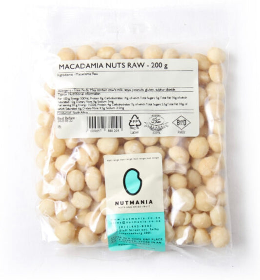 Nutmania Macademia Nuts Raw-200g