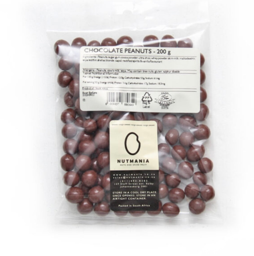 Nutmania Chocolate Peanuts-200g