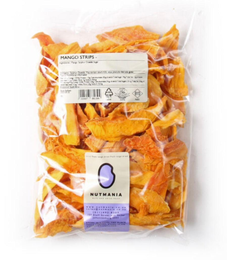 Nutmania Dried Mango Strips-250g