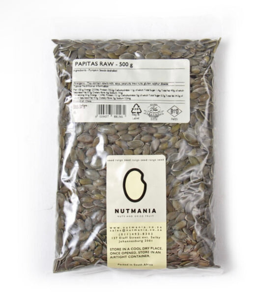 Nutmania Papitas Raw-500g